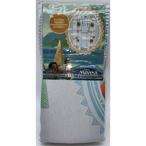 Disney Moana Kids Room Darkening 2 Panels Curtains & Tiebacks 42 in X 63 in